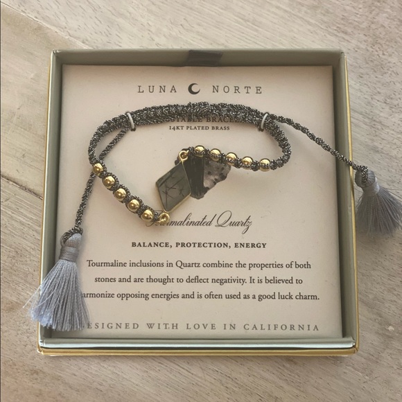 Luna Norte Tourmalinated Quartz Bracelet - Picture 4 of 4